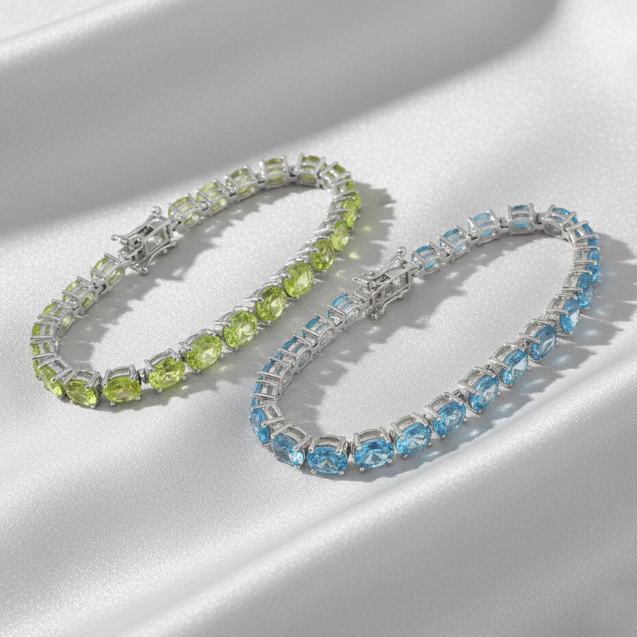 Sparkling tennis bracelet jewelry