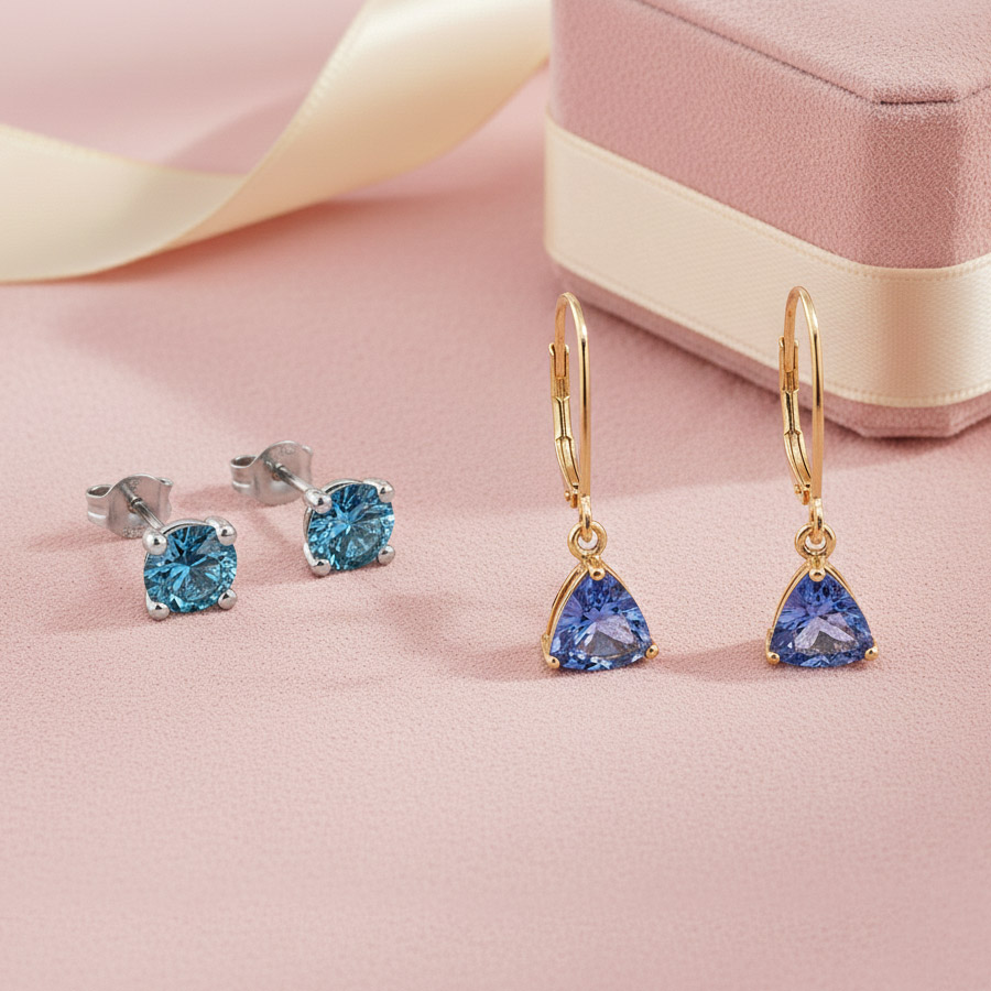 Solitaire Earrings